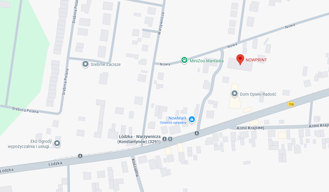 Mapa dojazdu NowPrint