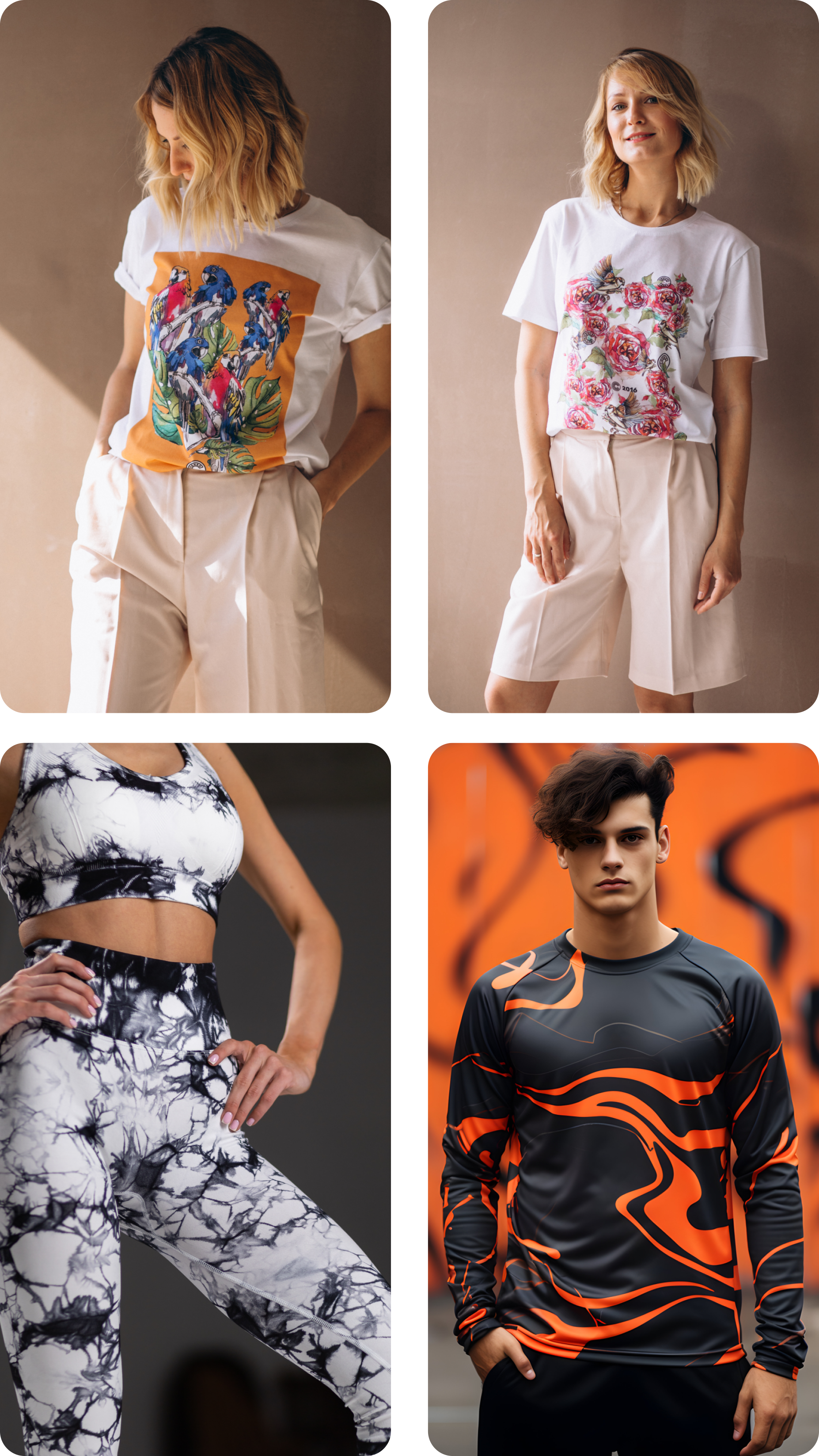 Galeria nadruków na wykrojach